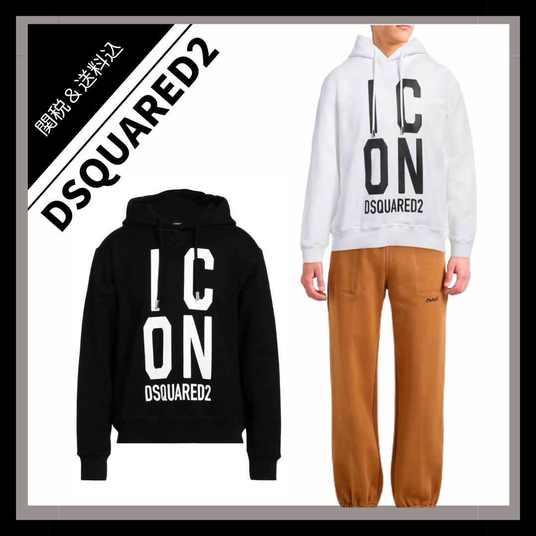 *DSQUARED2*ロゴプリント入り スウェット