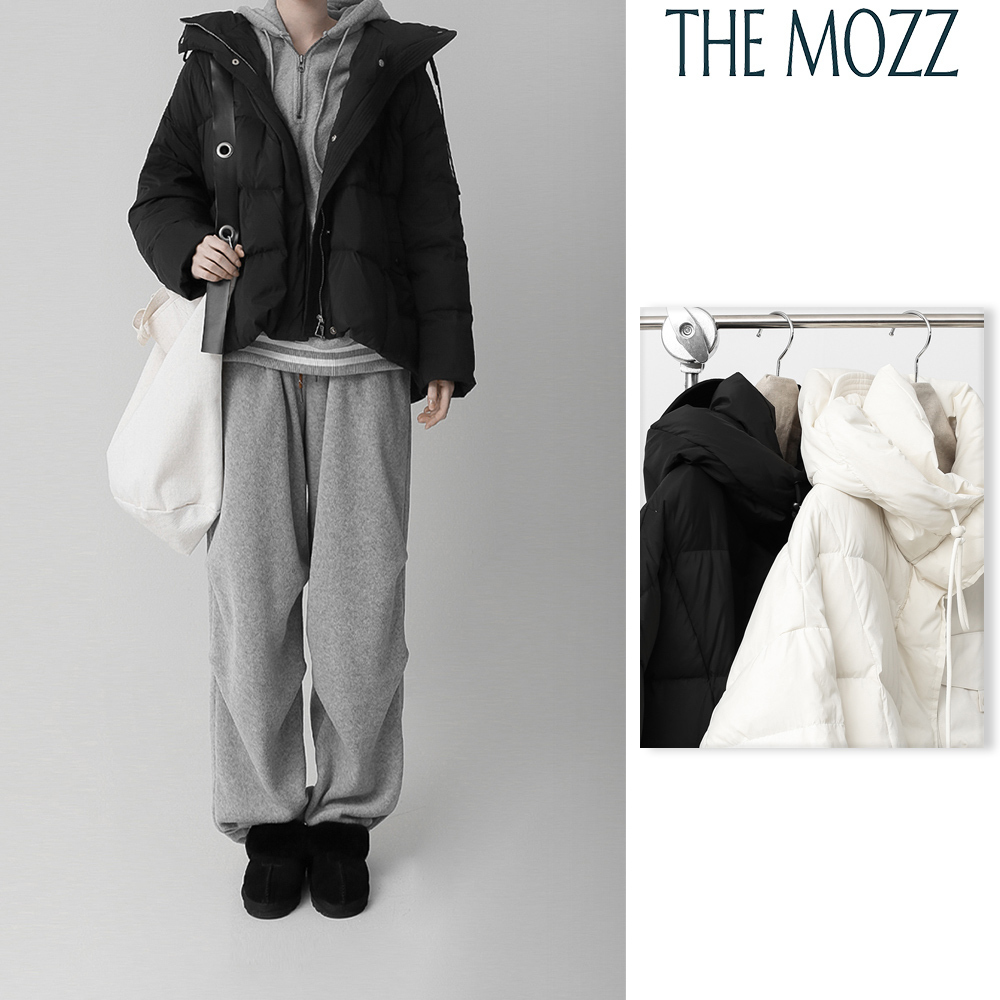 【THE MOZZ】[Premium] Hood Down Short Padding