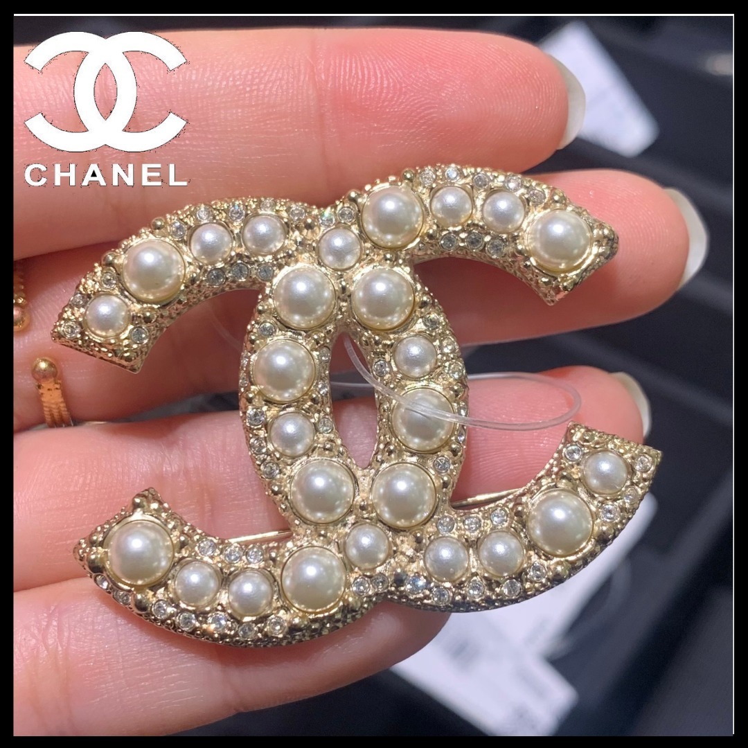 【入手困難】CHANEL 華やかなパールが煌めく♪ ブローチ