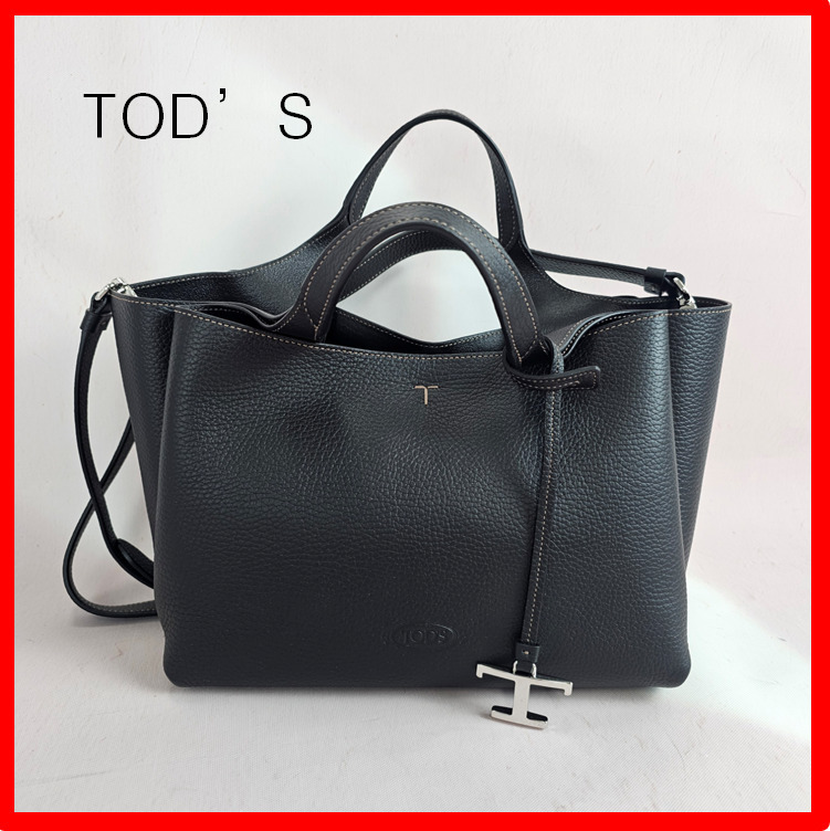 ☆人気☆【TOD'S】☆トッズ T タイムレス ミニ トートバッ.グ☆