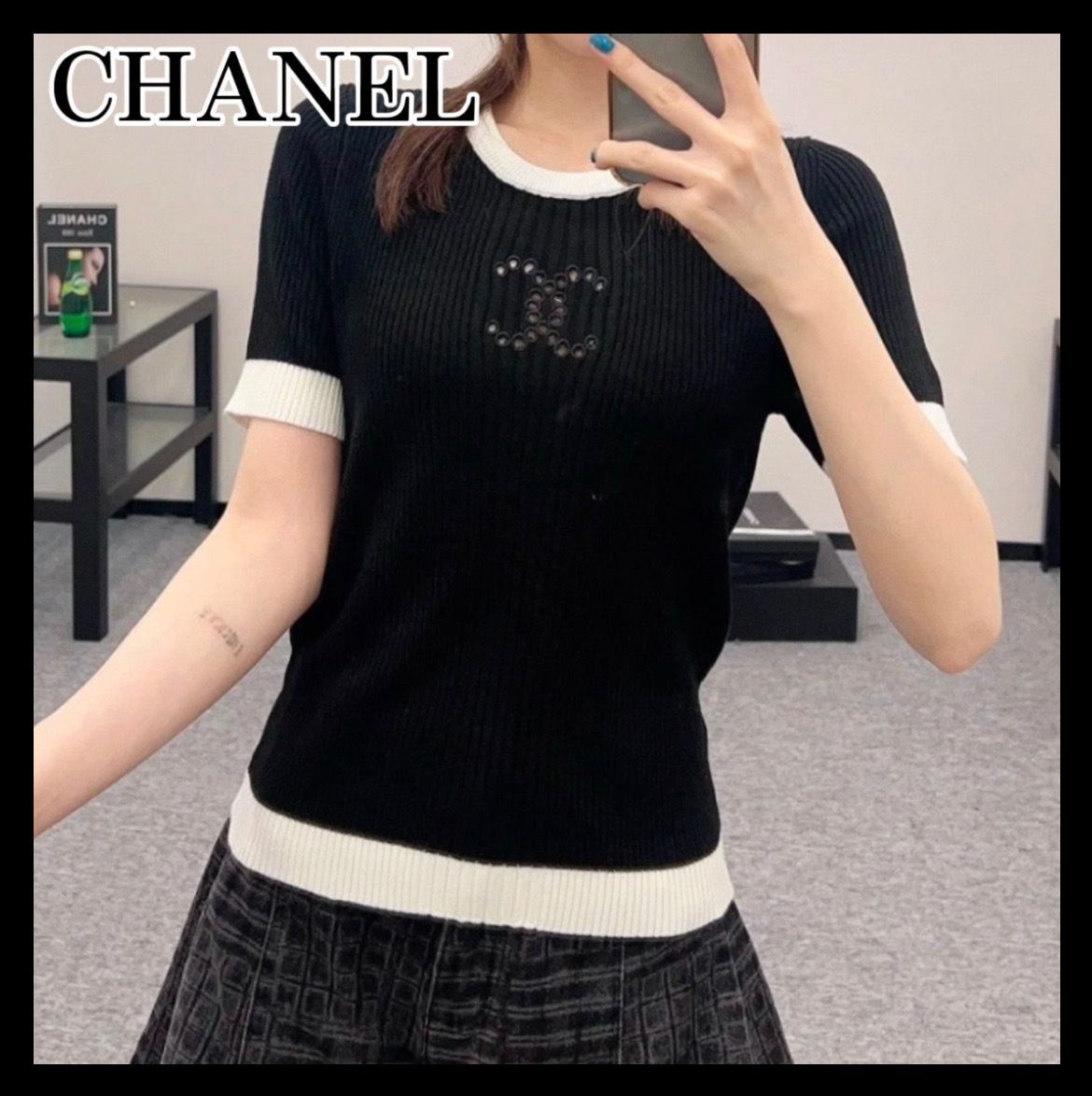 《どんなコーデもエレガントに♪》25C限定★CHANEL T シャツ