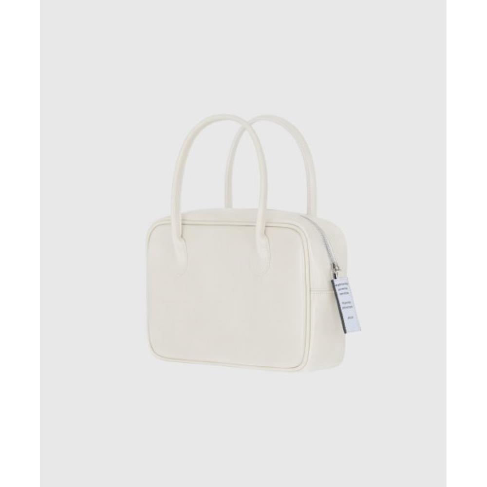 トートバッグ +NIEEH+ SQUARE BAGCREAM NHSQBCR01