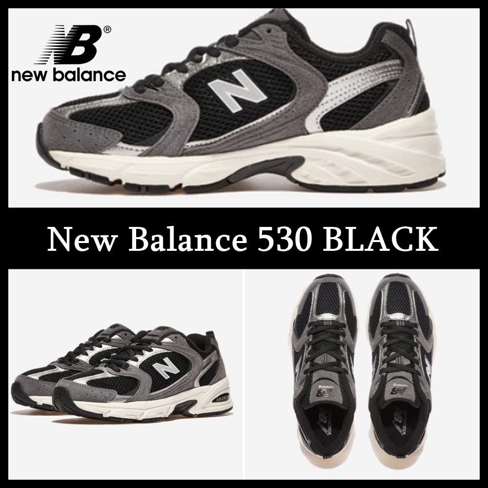 【New Balance】530 Black Gray ★送料・関税込★韓国大人気★