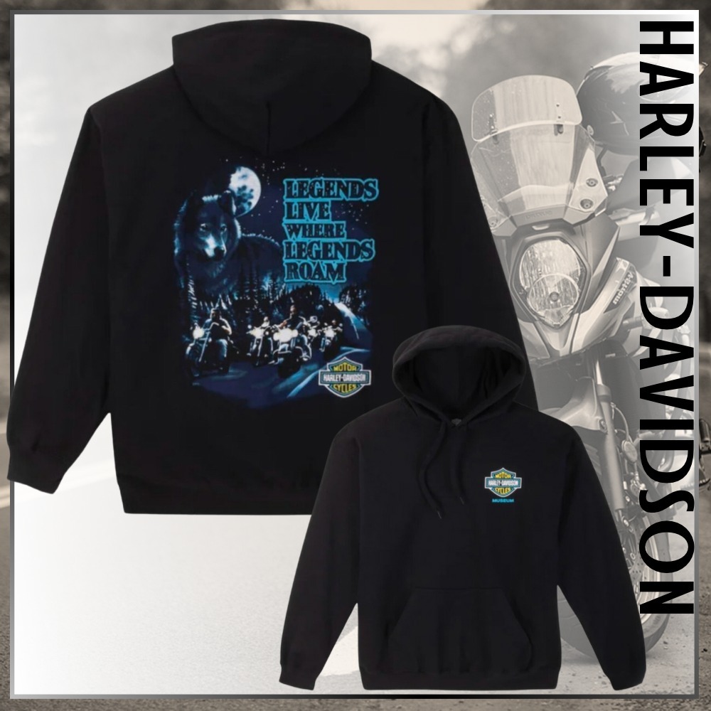 US限定!!【Harley-Davidson】ミッドウェイト パーカー 大人気★