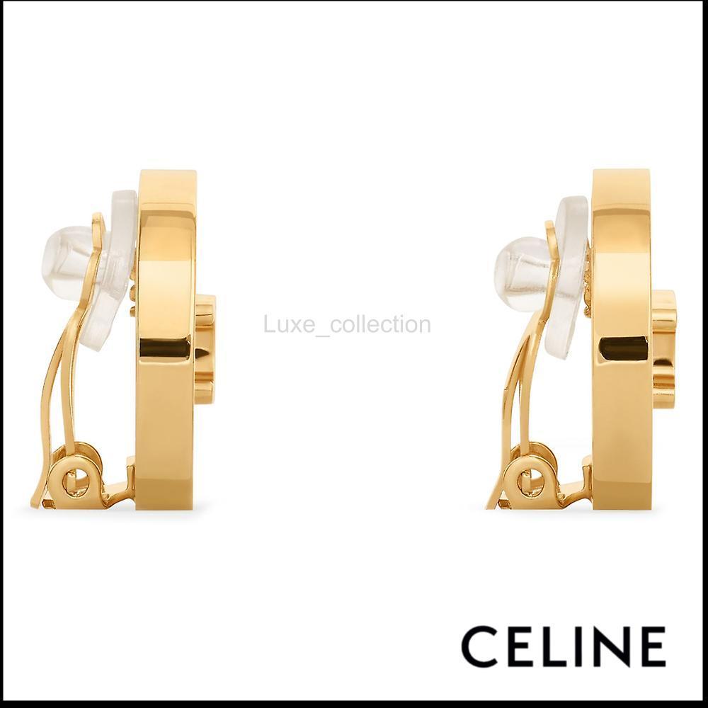 【CELINE】大人気☆トリオンフ シグネット ピアス CELINE】大人気☆トリオンフ シグネット ピアス (CELINE/ピアス