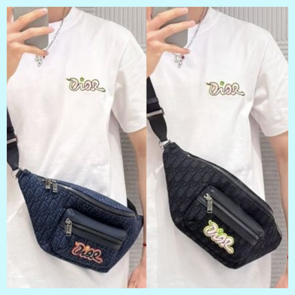 【カジュアル♪】Dior DIOR AND KAWS Rider 2.0 ベルトバッグ