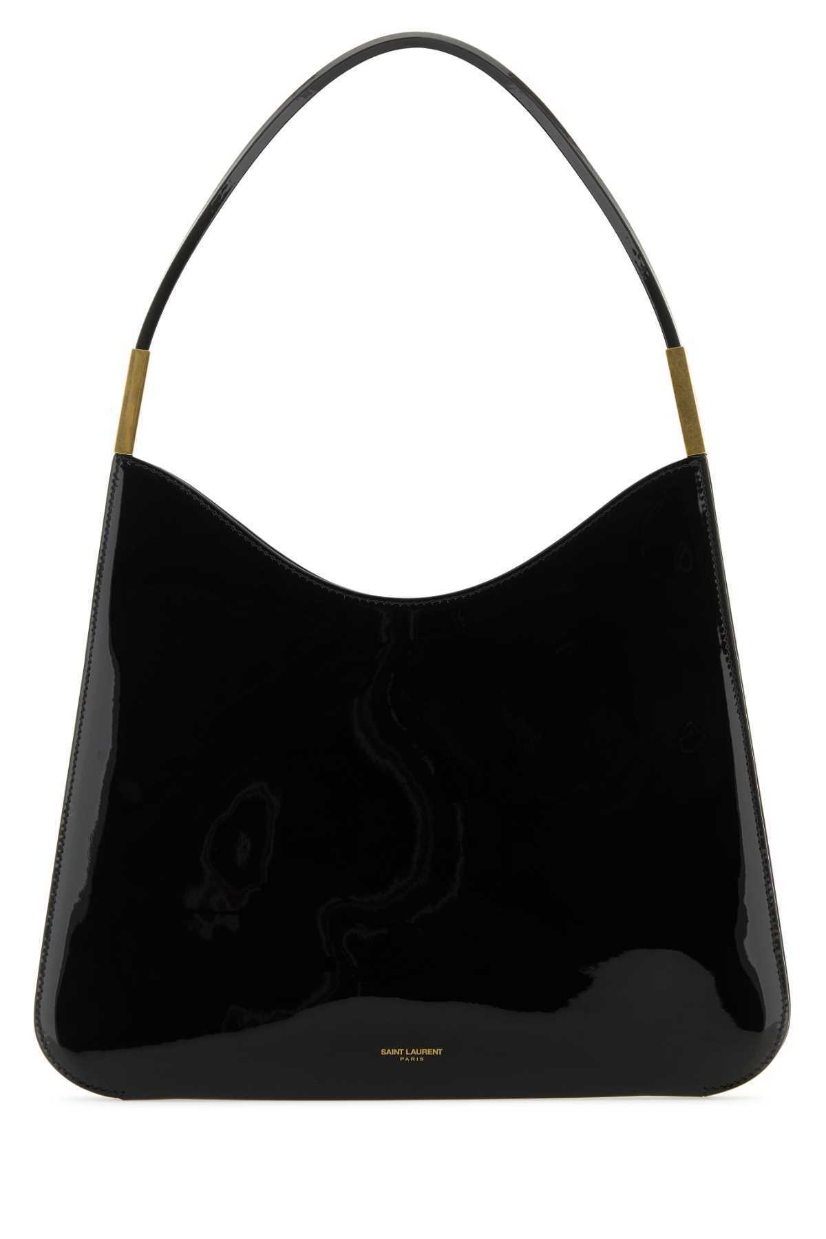 【送料&関税込】Saint Laurent Black Leather Bo Sadie Shoulde