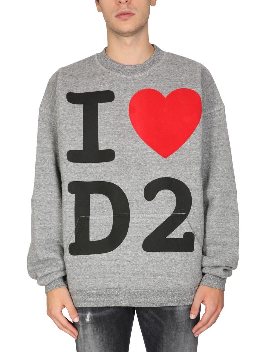 【送料&関税込】Dsquared2 I Love D2 Sweatshirt