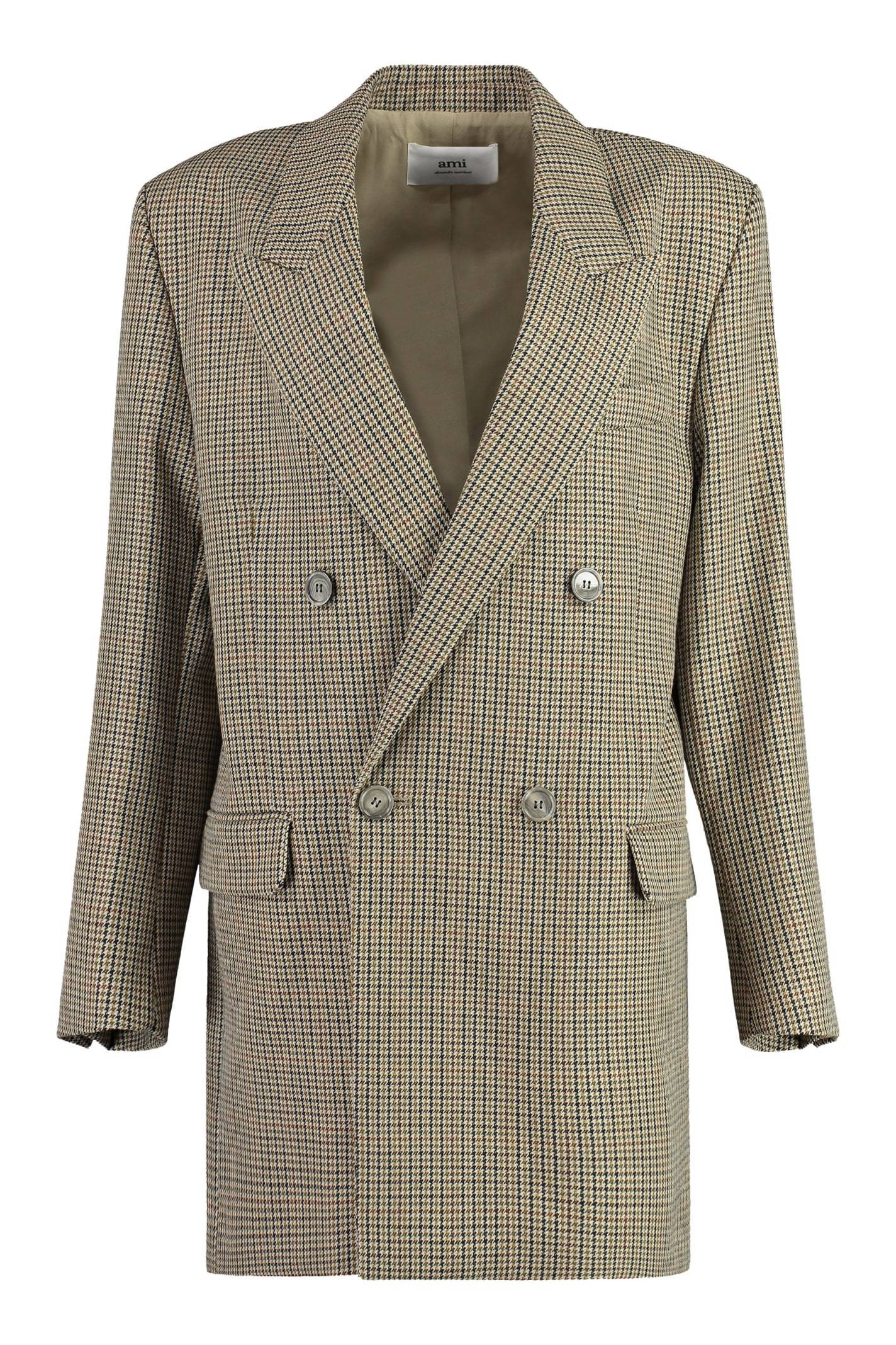 【送料&関税込】Ami Alexandre Mattiussi Doublebreasted Wool
