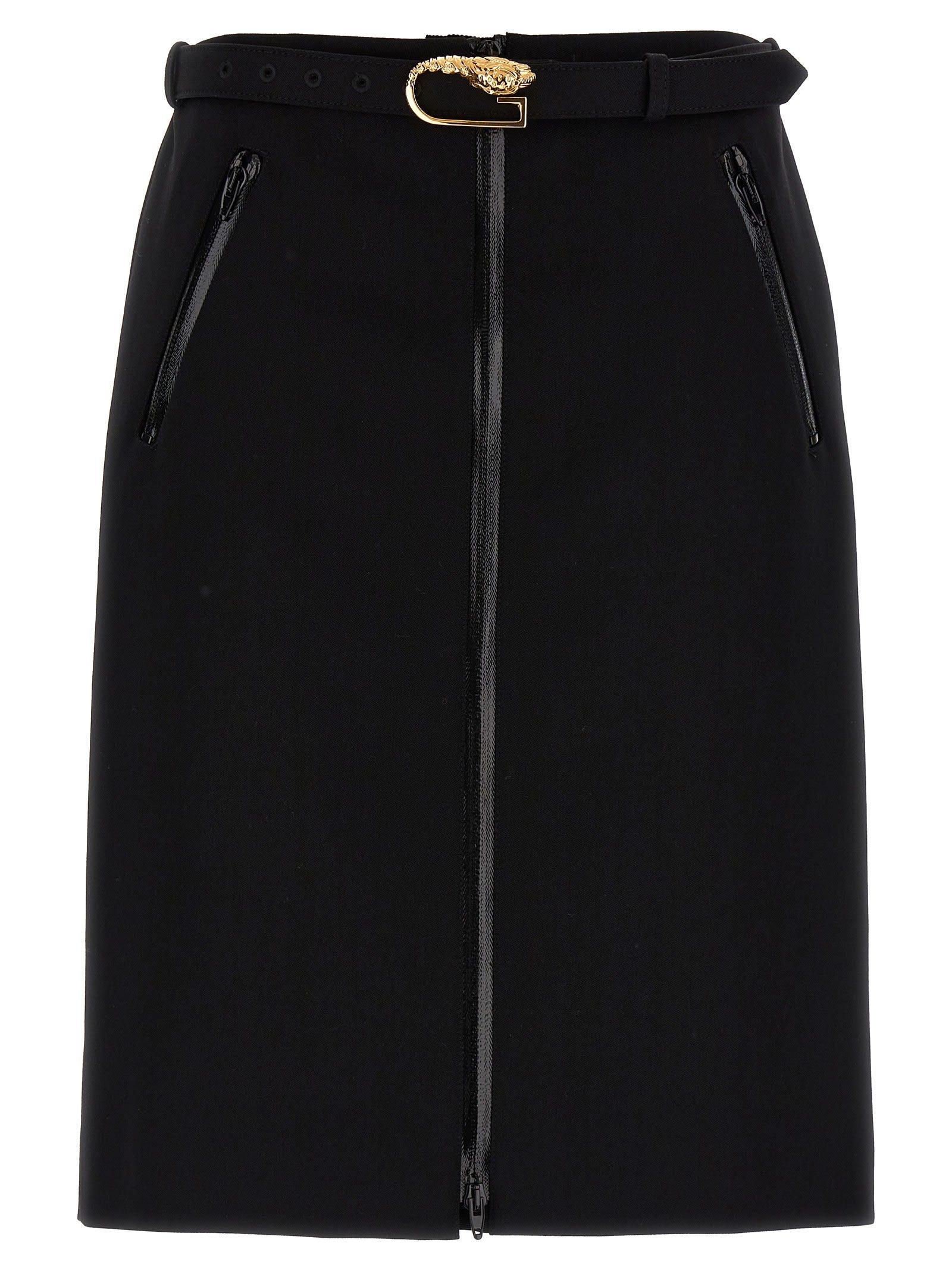 【送料&関税込】Gucci Wool Skirt With Removable Belt