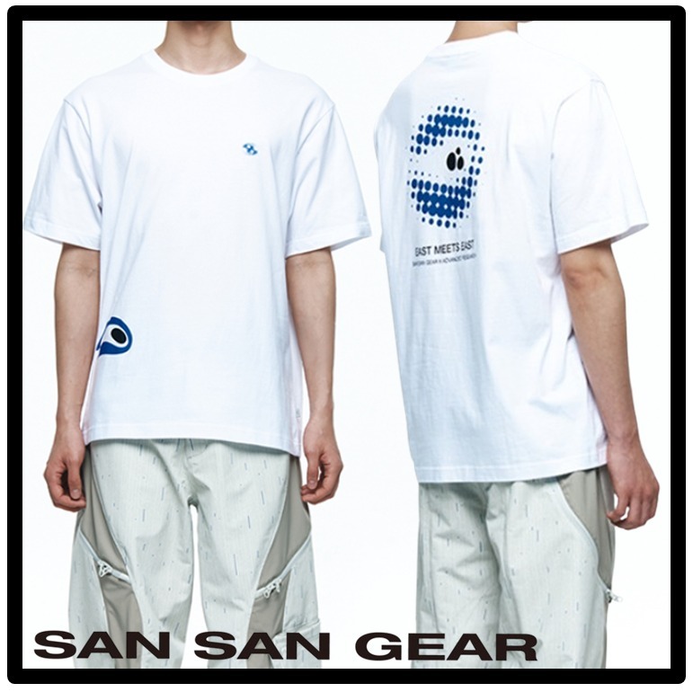 ★送料・関税込★San San Gear X AR LOGO T-SHIRT WHITE★