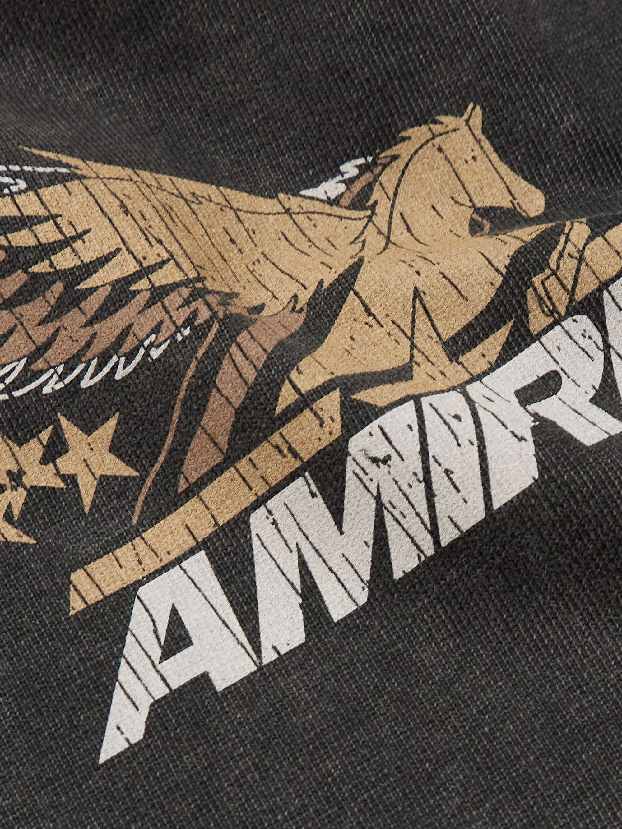 《ヴィンテージ加工が魅力的》【AMIRI】 ペガサス Tシャツ