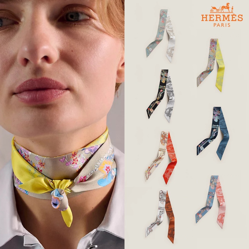 【華やかに♪】HERMES★ツイリー《Brides de Gala en Fleurs》