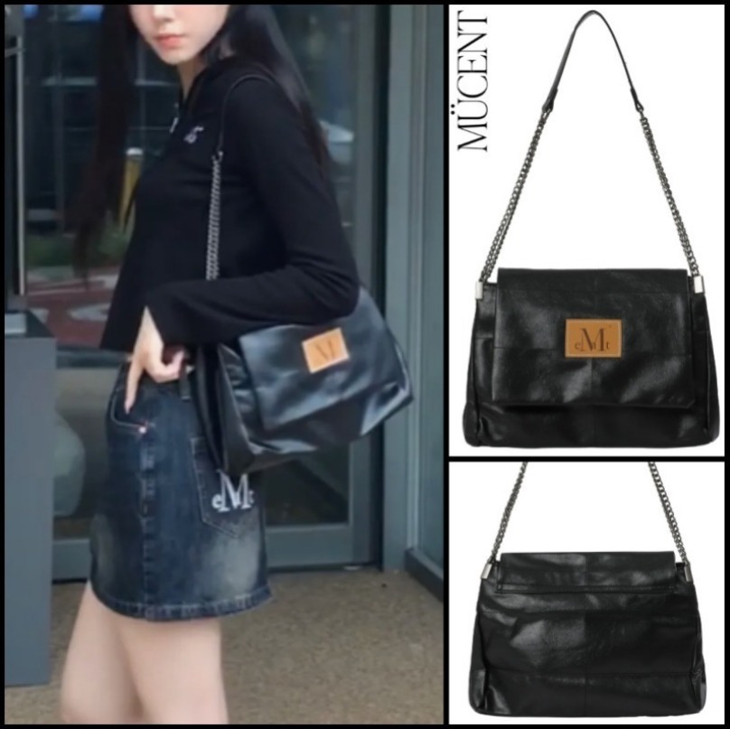 【MUCENT】Infinity Leather Chain Shoulder Bag