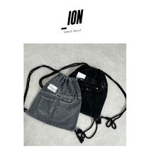 IONSEOUL(アイオンソウル) バックパック・リュック 【IONSEOUL】Elk Washed Denim Gymsack 5FM0084