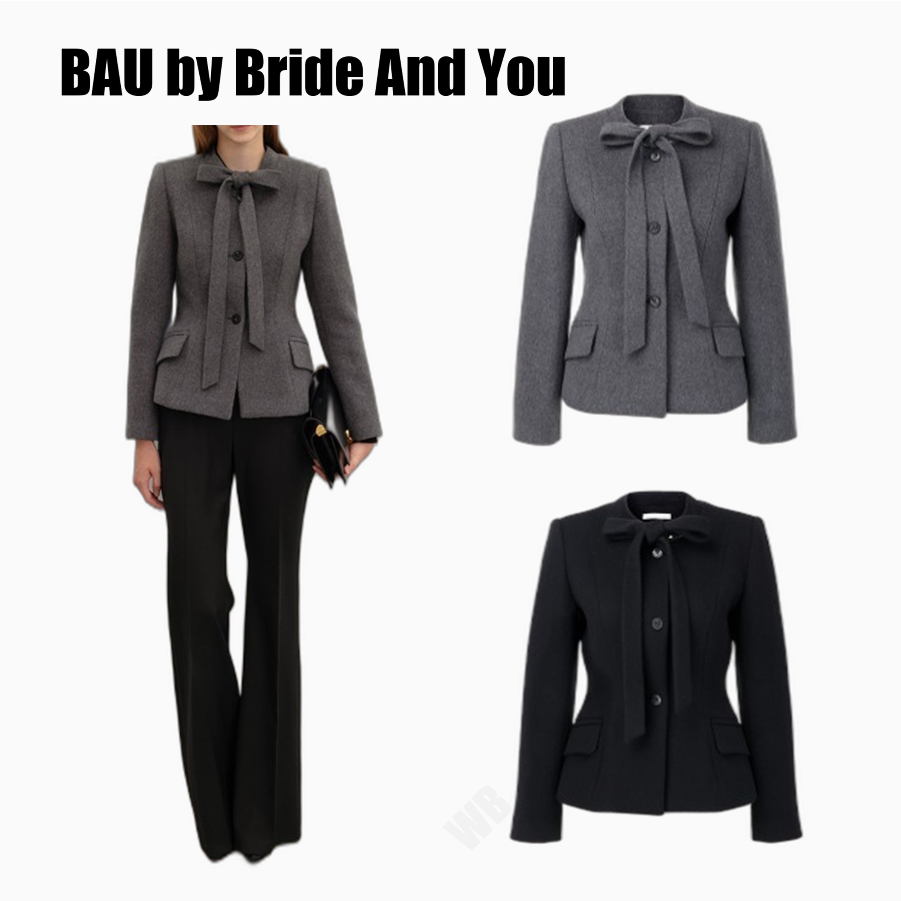 [BAU by Bride And You] AVELINE blended jacket ☆送料込☆