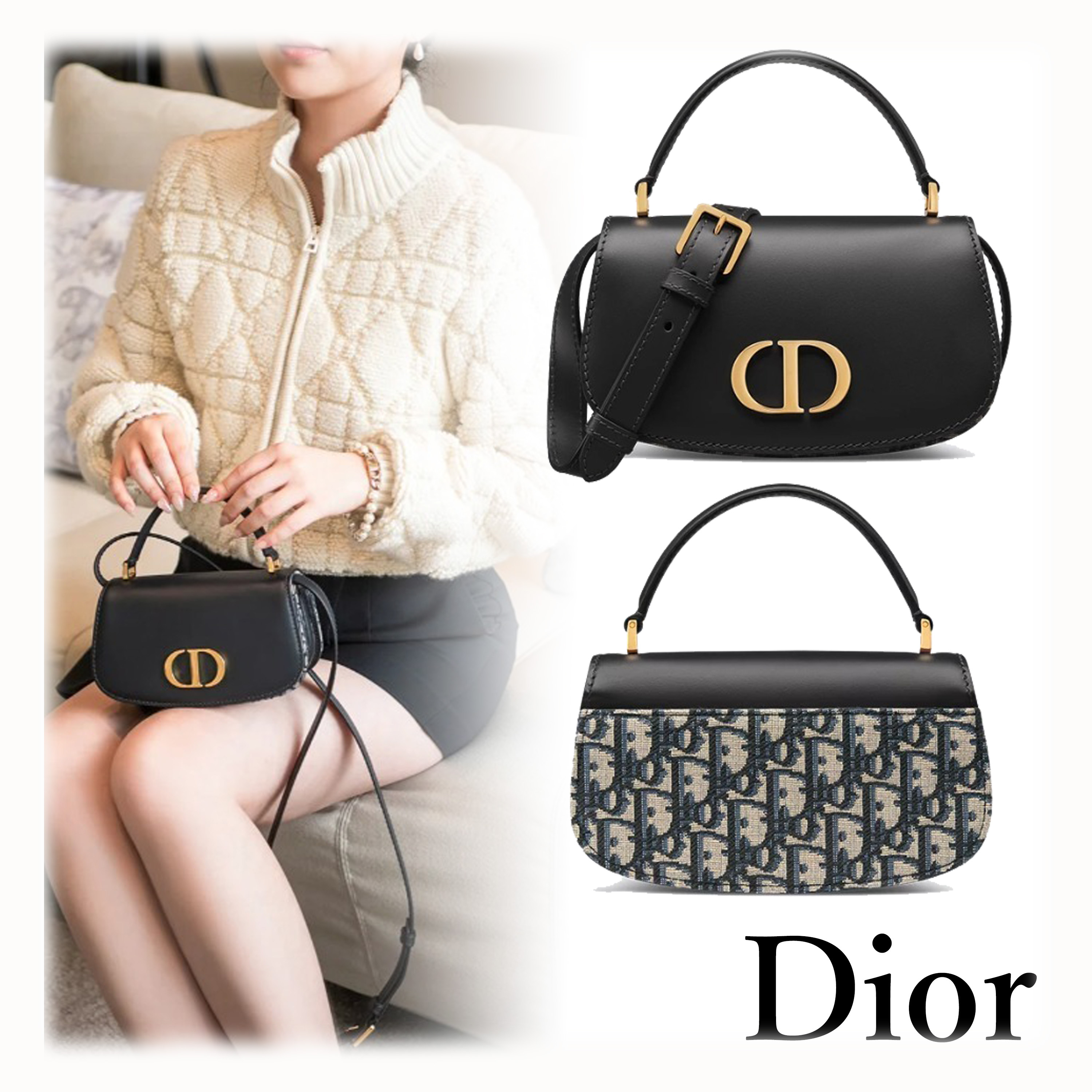 【Dior 】30 Montaigne Avenueスモール トップハンドル バッグ