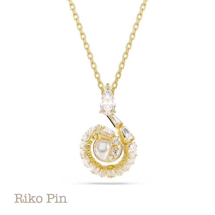 【SWAROVSKI】スネークペンダント/2025 巳年 クリスタル/Gold