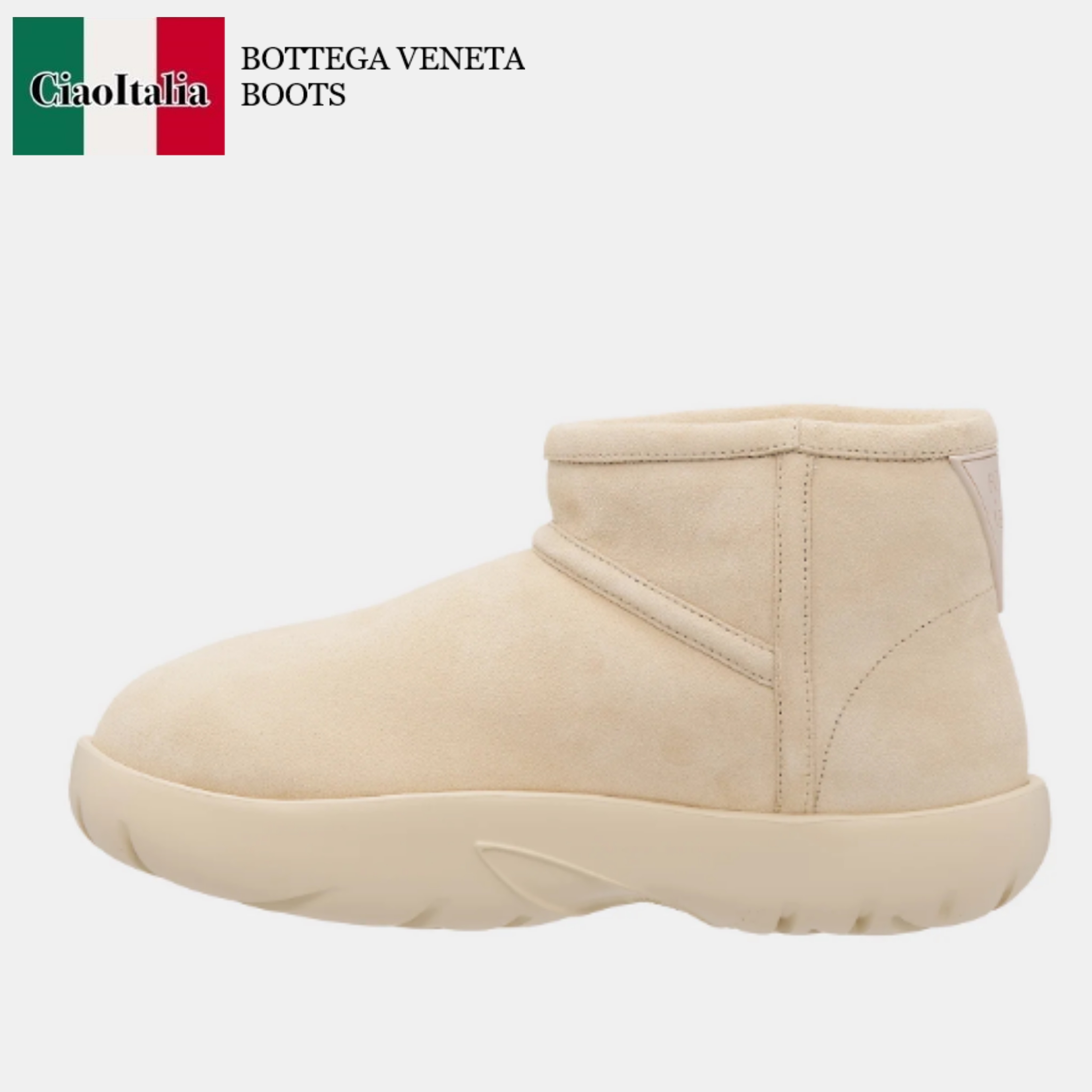 ショートブーツ・ブーティ Bottega Veneta Stivaletti Mini In Suede Con Fodera In Shearl