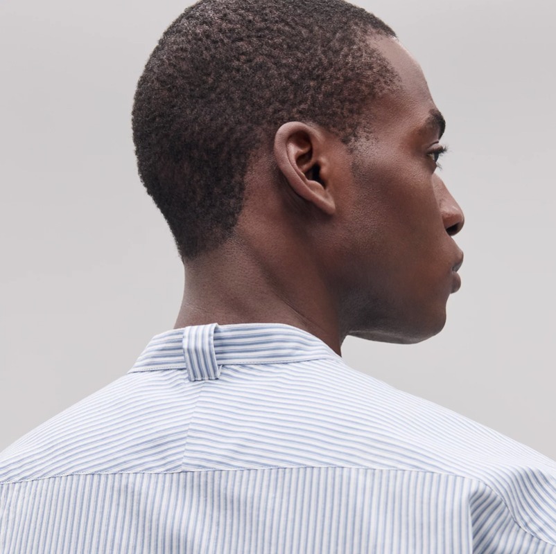 スカーフ風デザインが素敵HermesDoubles rayures sertiesシャツ HERMES エルメス スカーフ/ツイリー/RAYURES D'ETE TWILLY【返品