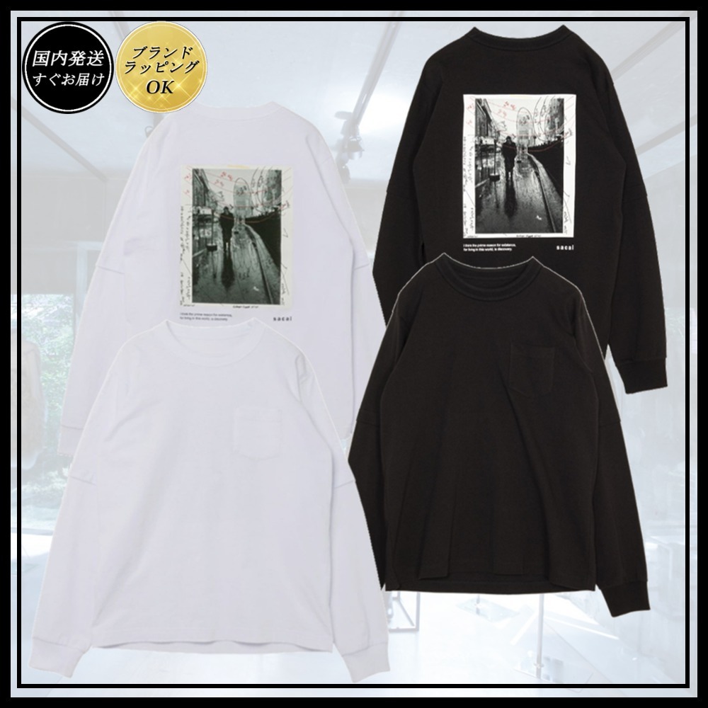 ◆sacai◆James Dean T-shirt 長袖 ユニセックス《すぐお届け》