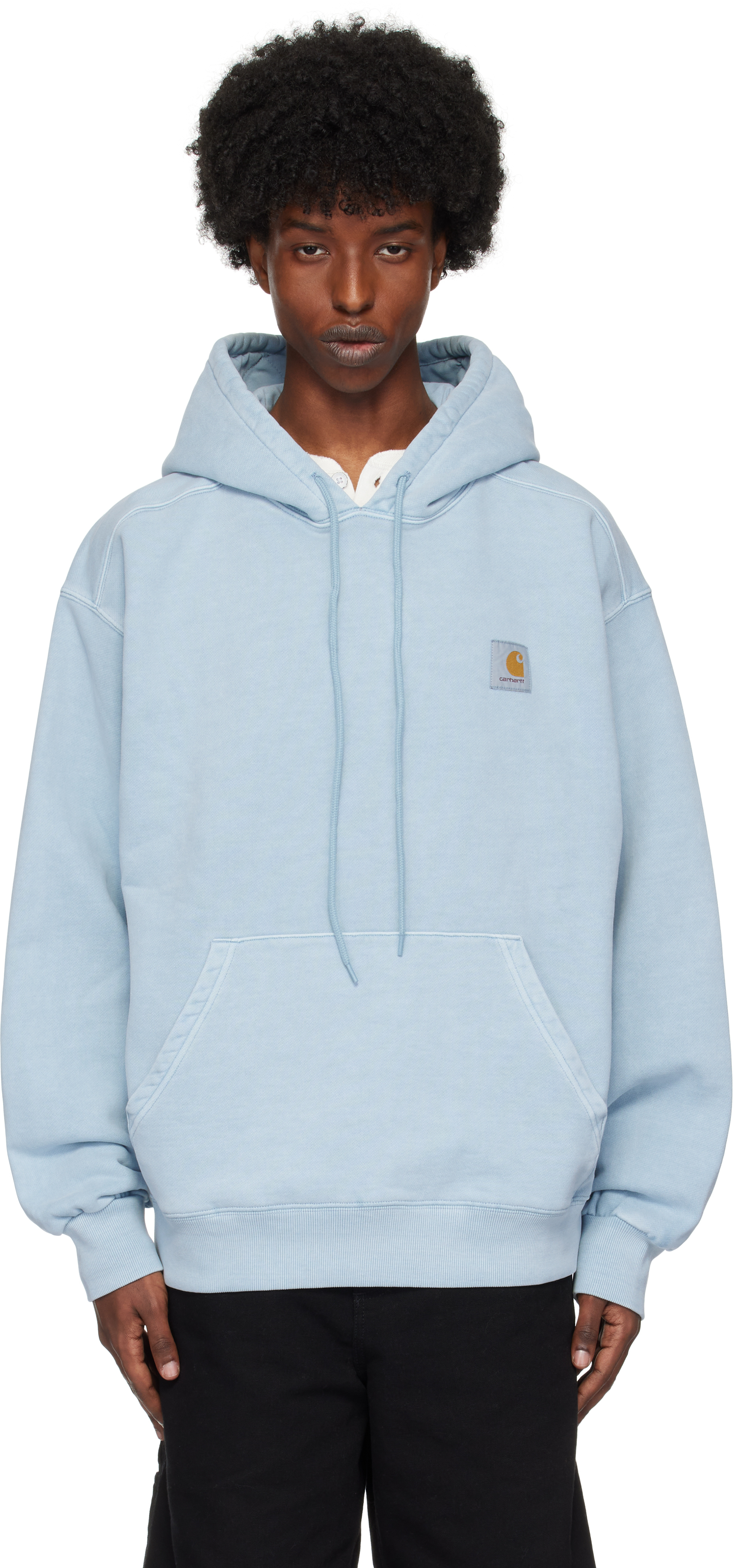 【関税込み】Carhartt Work In Progress ブルー Vista フーディ