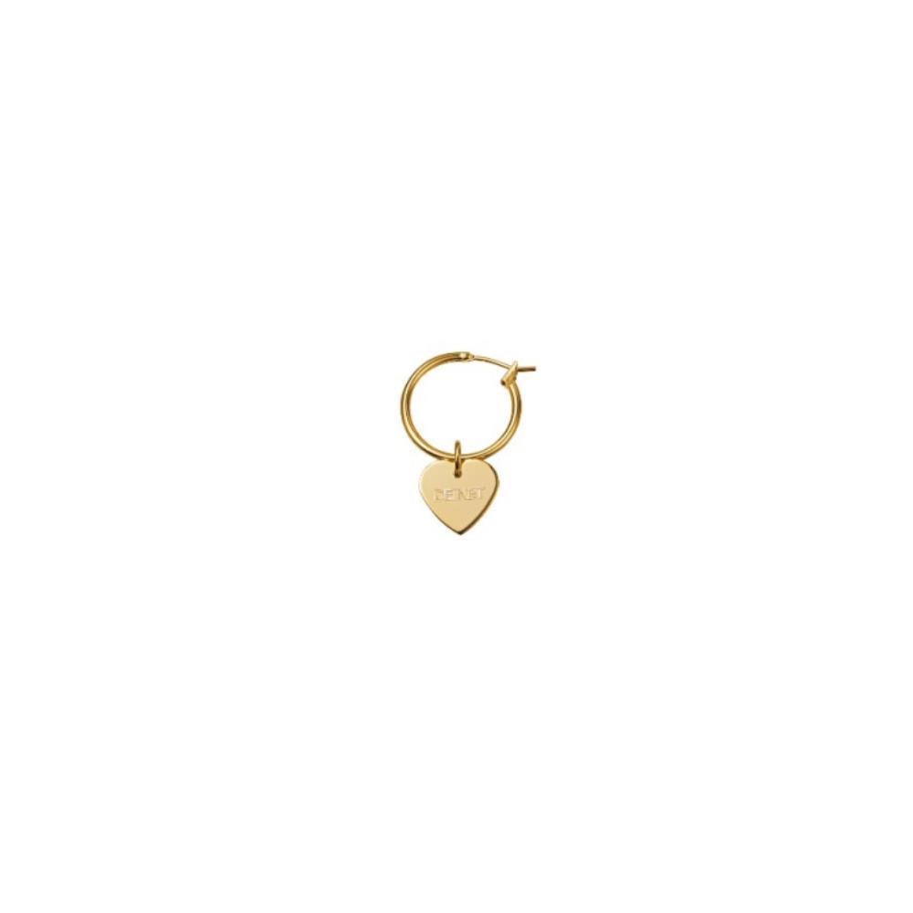 ファッション雑貨・小物その他 +DEINET+ HEART DROP EARRINGS IN GOLD KDBYM4S42111700F