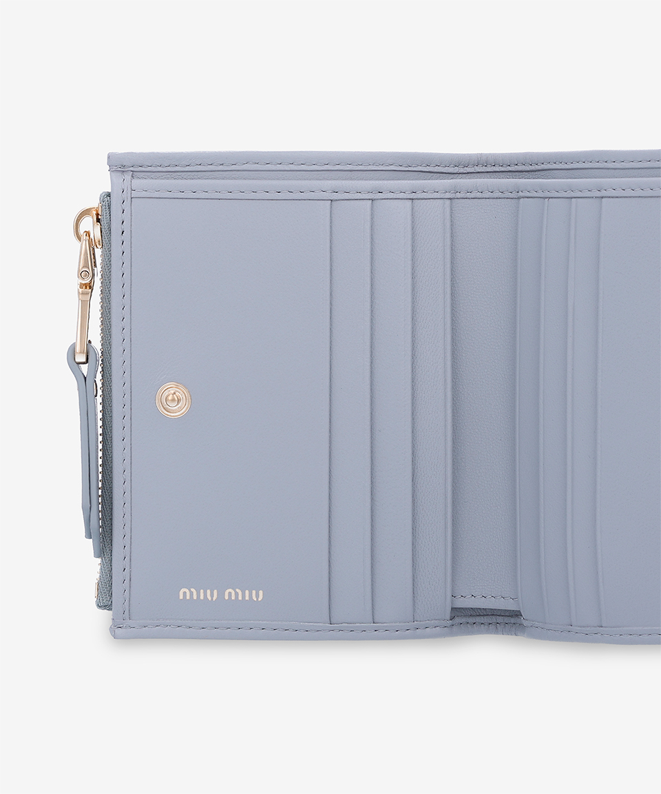 《MIU MIU》 スモール マテラッセ ファスナー ウォレット