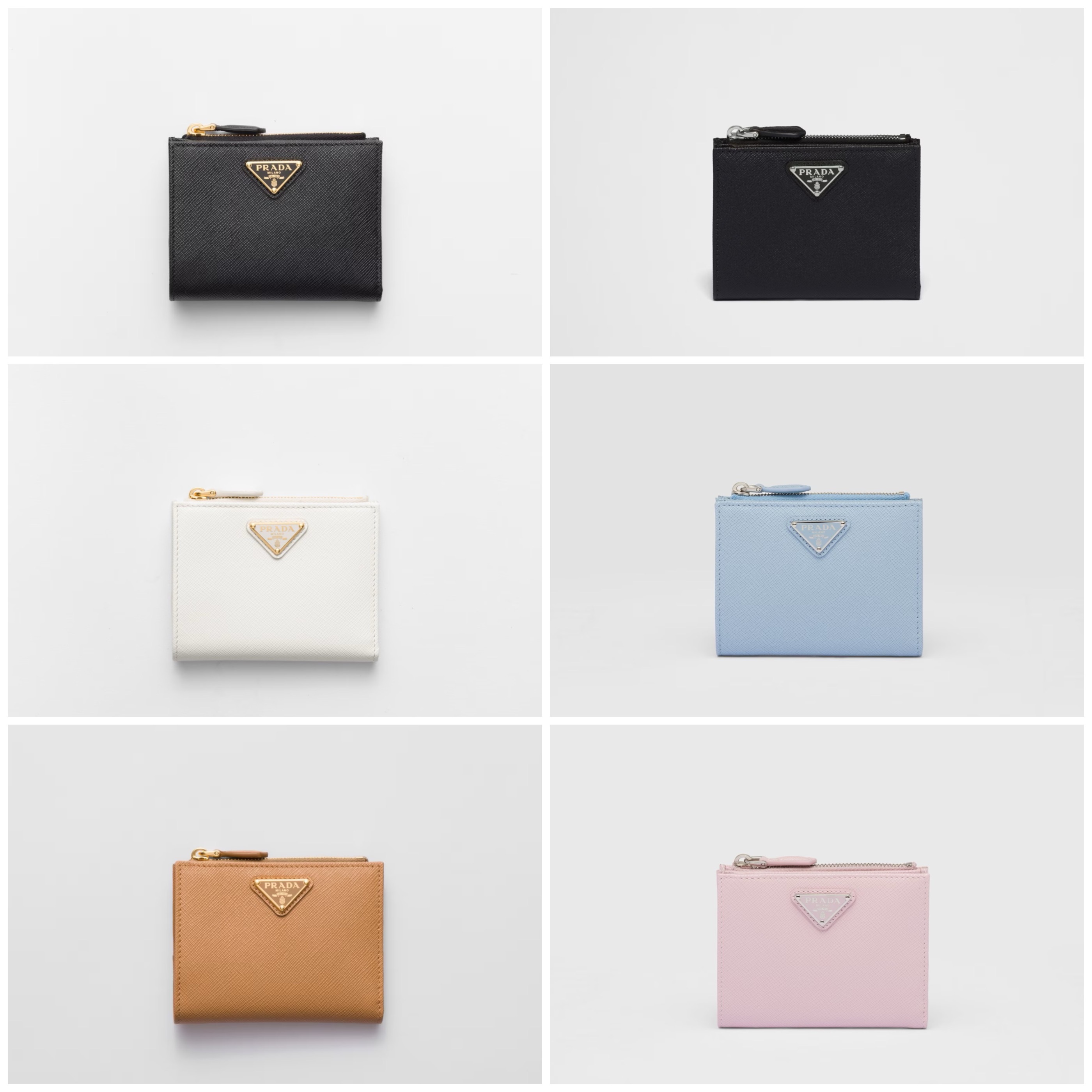 PRADA【入手困難】サフィアーノ★スリムコンパクト財布★全色