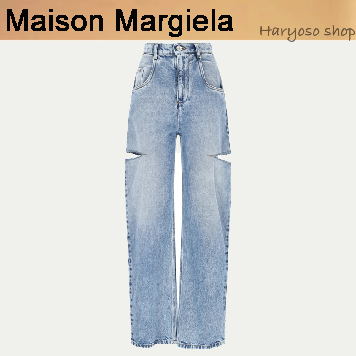 VIP価格★Maison Margiela★デニムジーンズスラッシュディテール