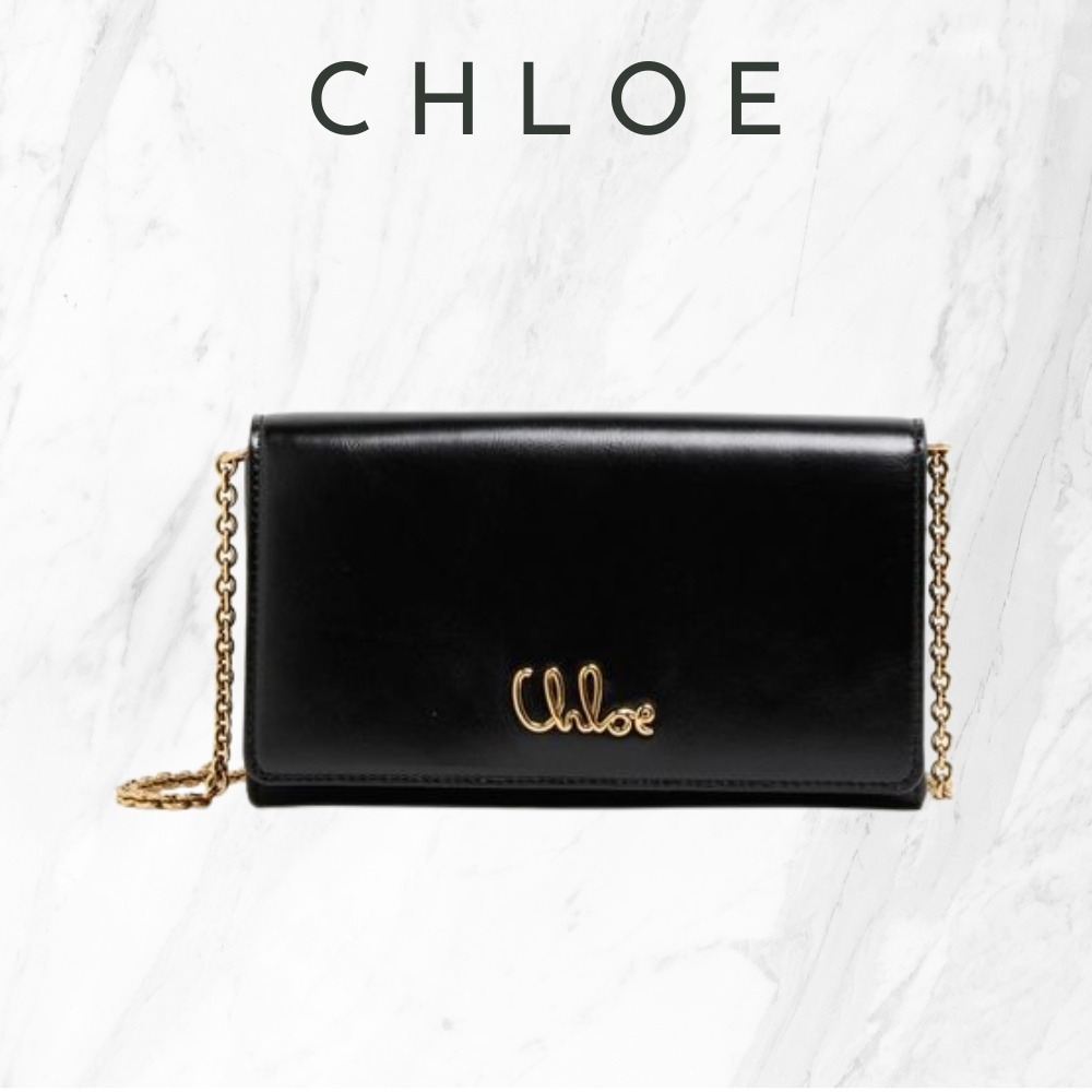 【Chloe】関税・送料込★ブラック アイコニック ウォレット