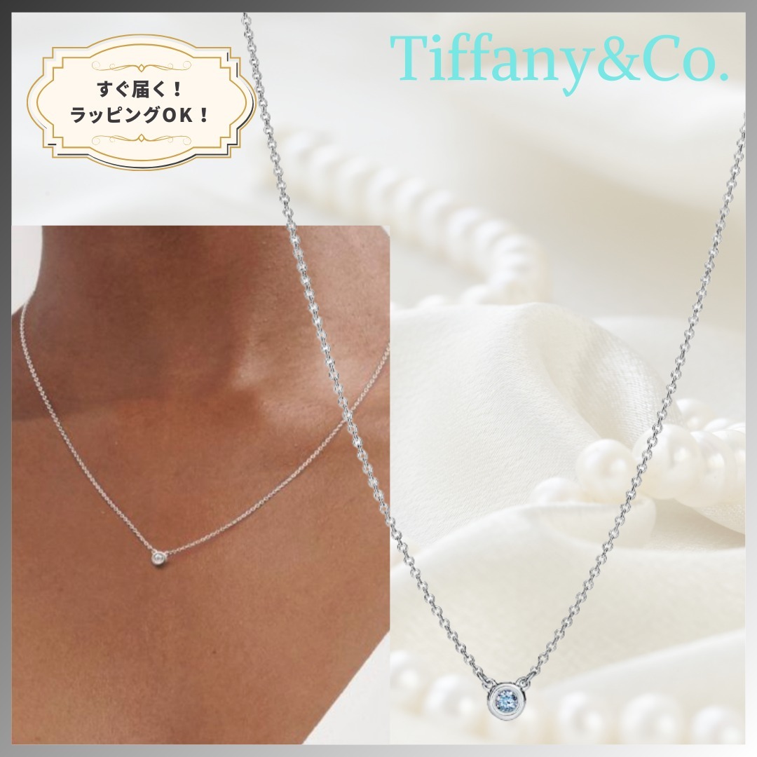 ギフトにも【Tiffany&Co】ネックレス カラー アクアマリン