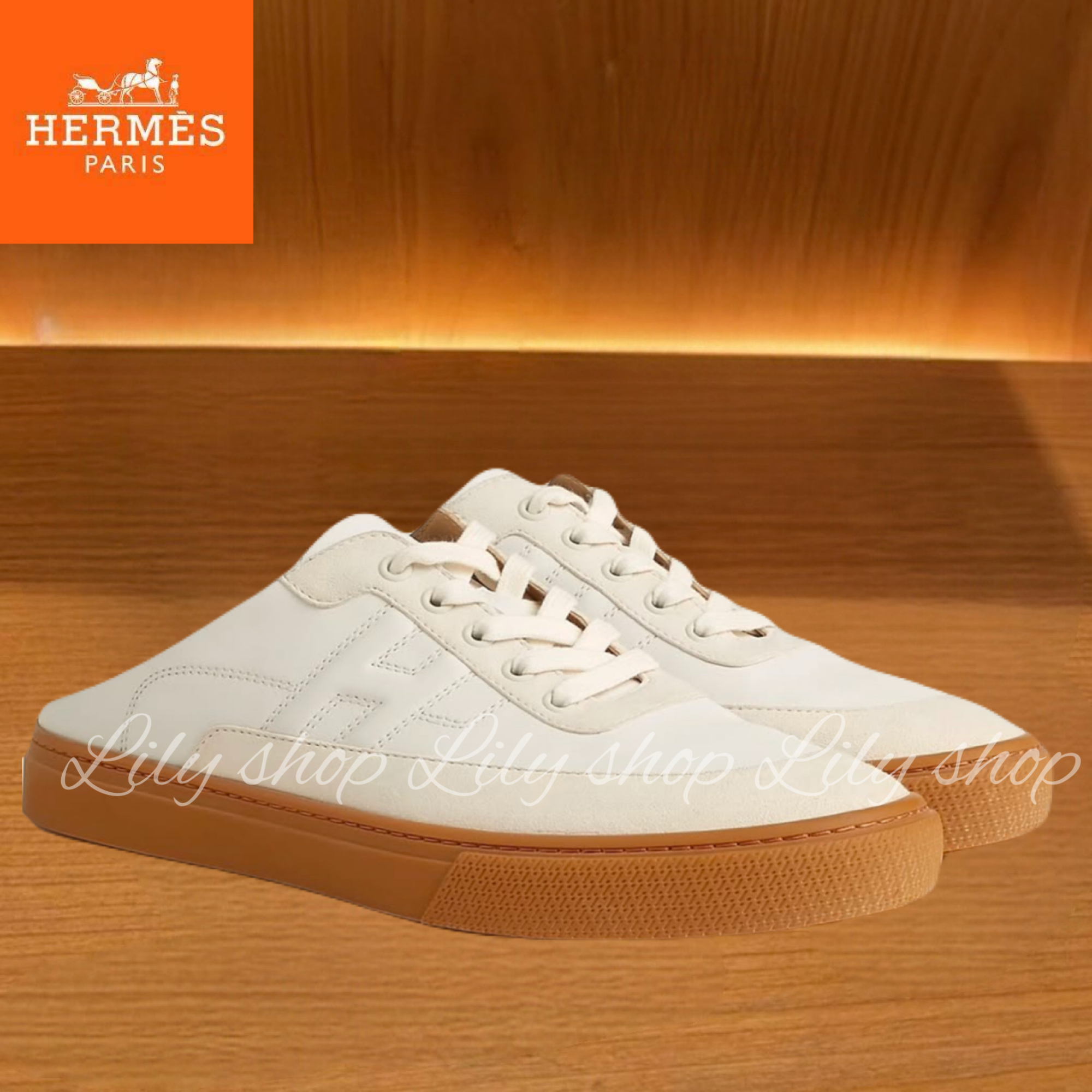 お洒落なミュールタイプ◎【HERMES】スニーカー