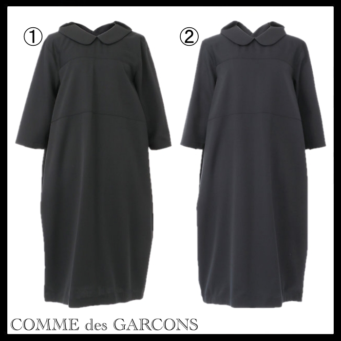 COMME DES GARCONS tao 国内買付 ウール ギャバ 後染 ワンピース