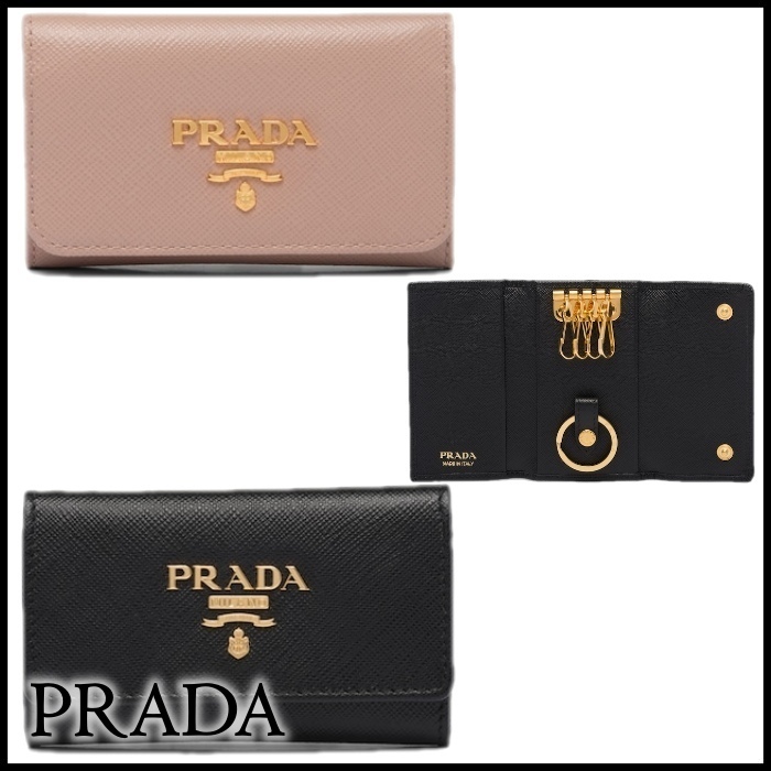 PRADA 国内買付 サフィアーノレザー キーケース
