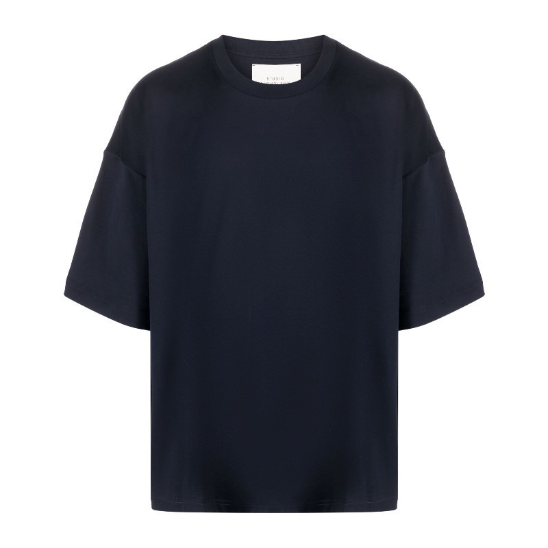 Tシャツ・カットソー STUDIO NICHOLSON BRANDED SHORT SLEEVE T SHIRT
