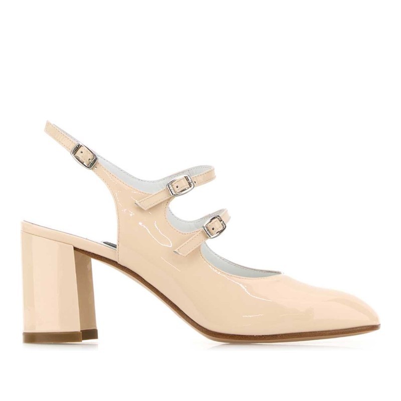 サンダル・ミュール CAREL SS25 Beige leather Banana pumps (BANANA BEIGE)