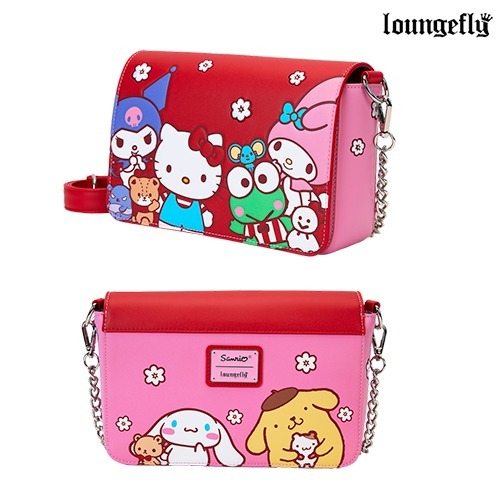Loungefly ハローキティ＆フレンズ ショルダーバッグ