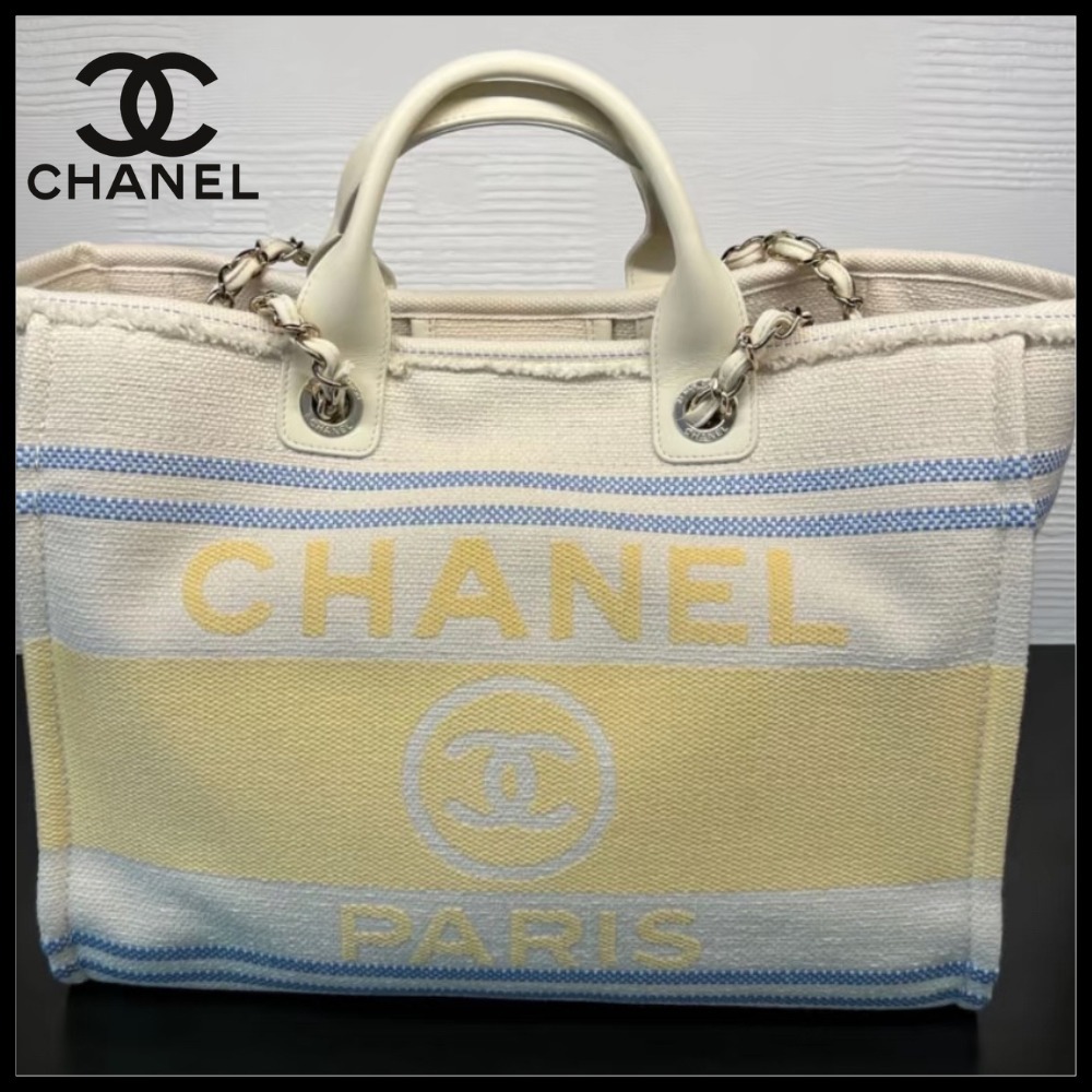 コーデが華やかに【CHANEL】ショッピングバッグ トートバッグ