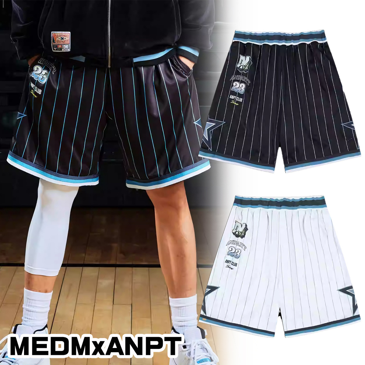 MEDM ミスターエンジョイダマネー ハーフパンツ 短パン ナイロン