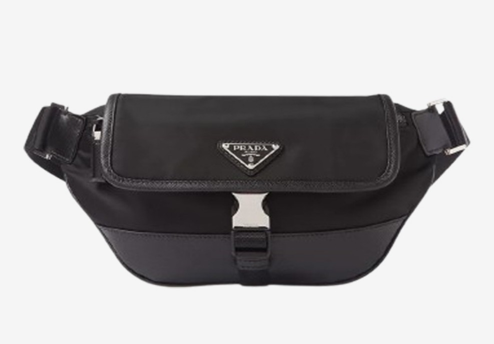 PRADA(プラダ)/関税送料込み Re-Nylon + Saffiano leather bag