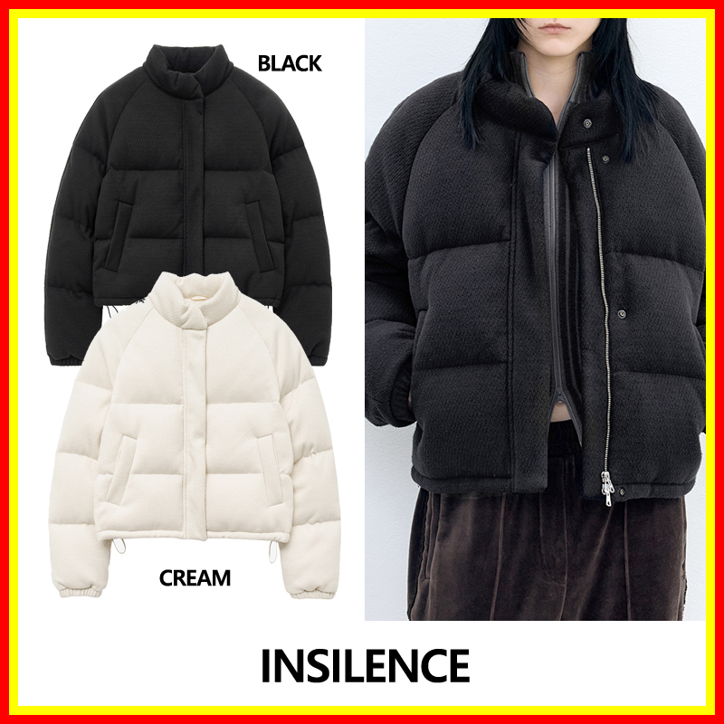 [INSILENCE] Textured Fabric Down Jacket /追跡付
