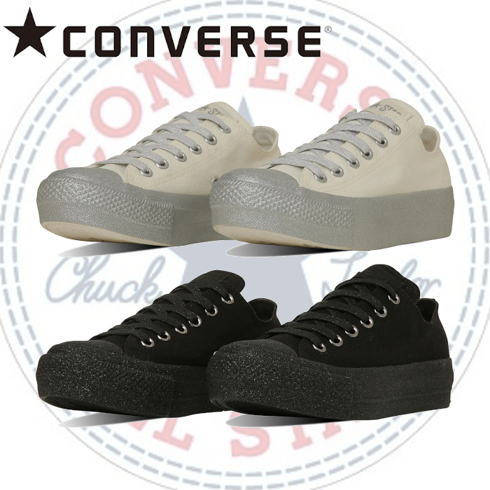 コンバース オールスター PLTS グリッターボトム OX 厚底
