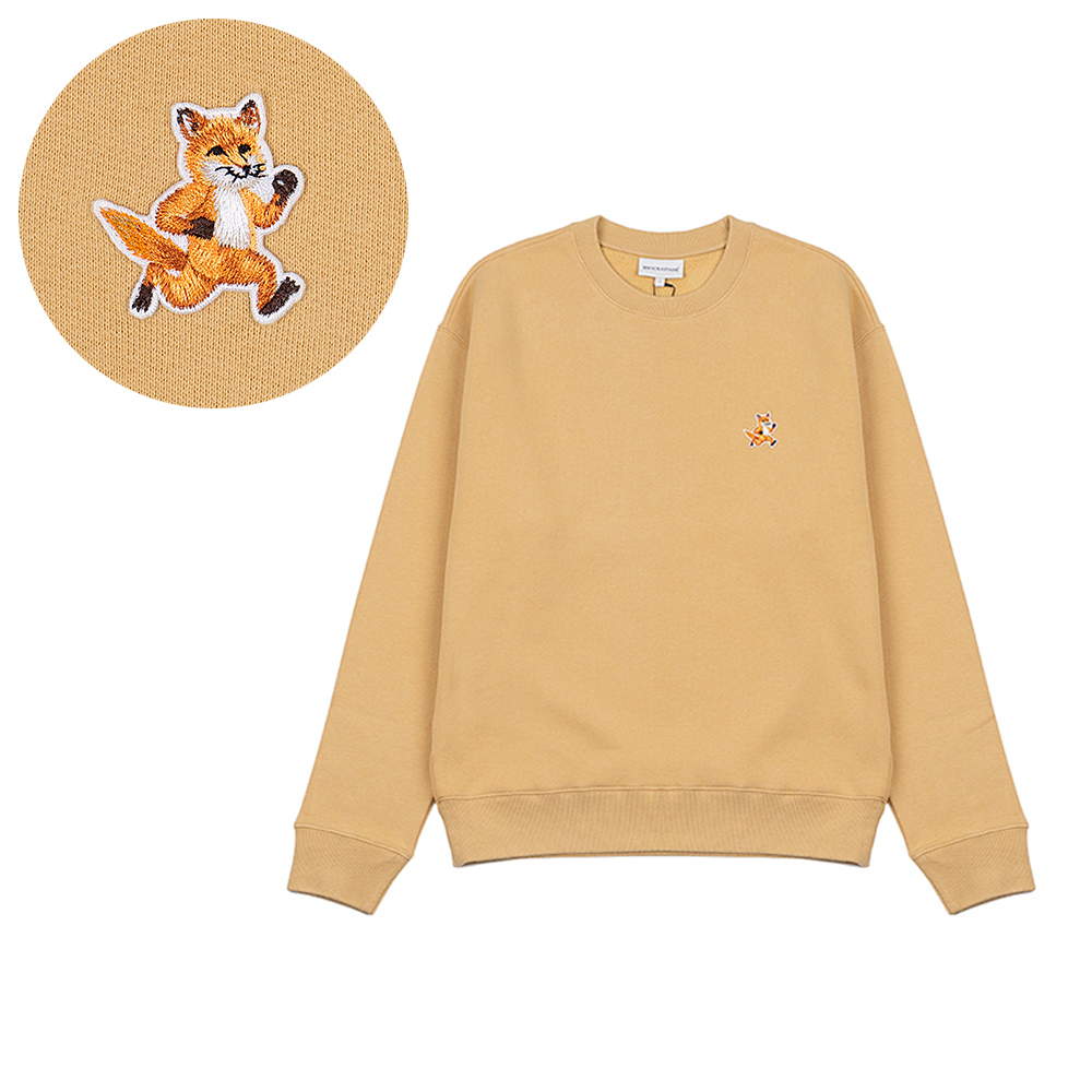関税負担なし☆MAISON KITSUNEフォックスパッチスウェットシャツ