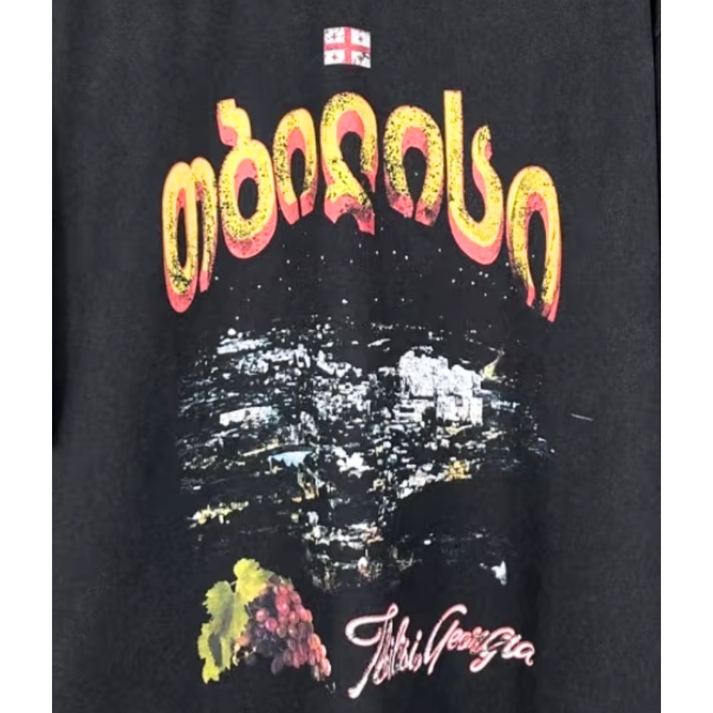《力の抜けたお洒落》【BALENCIAGA】Tbilisi Tシャツ プリント