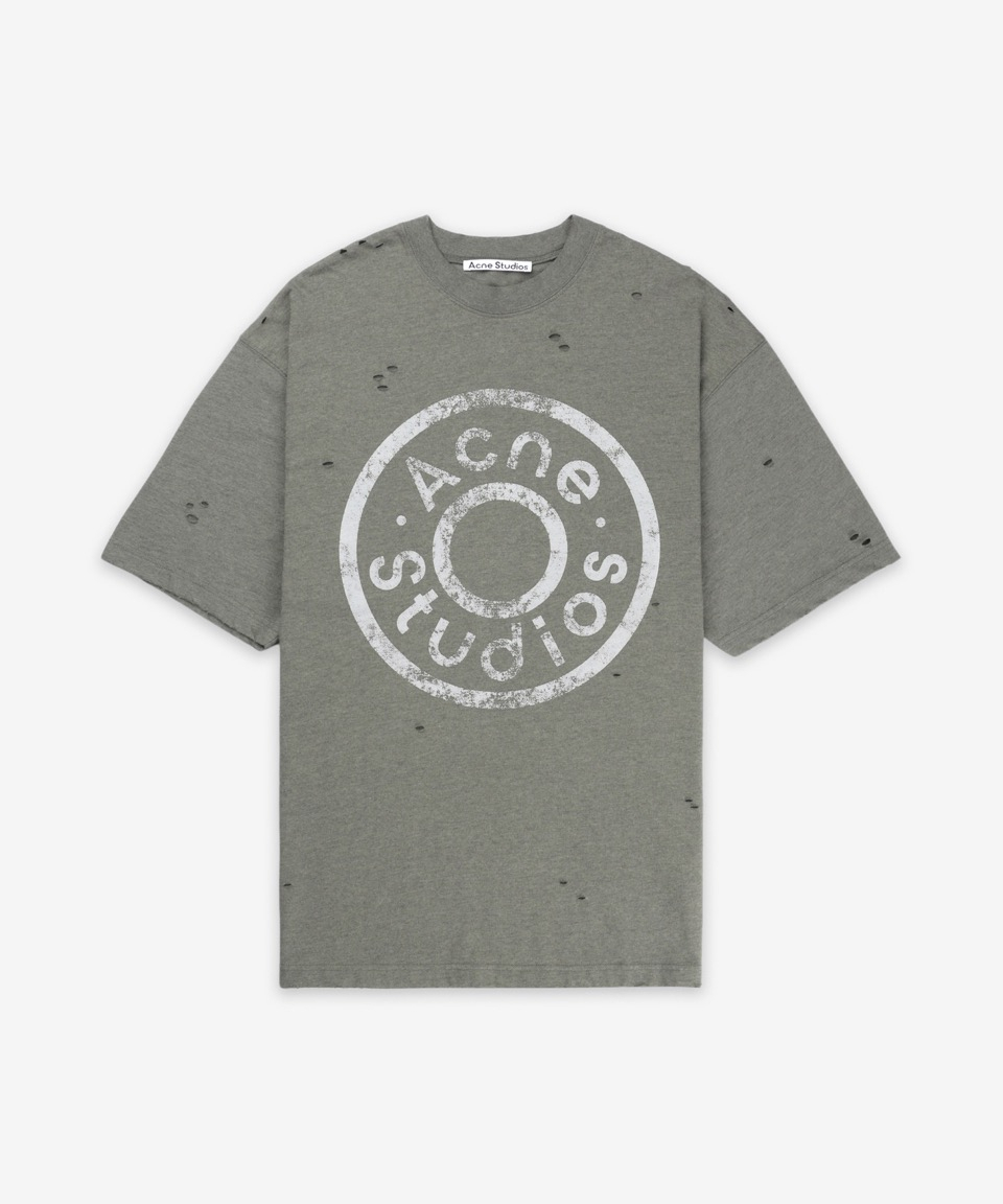 《ACNE STUDIOS》 ロゴ リラックスフィット 半袖 Tシャツ