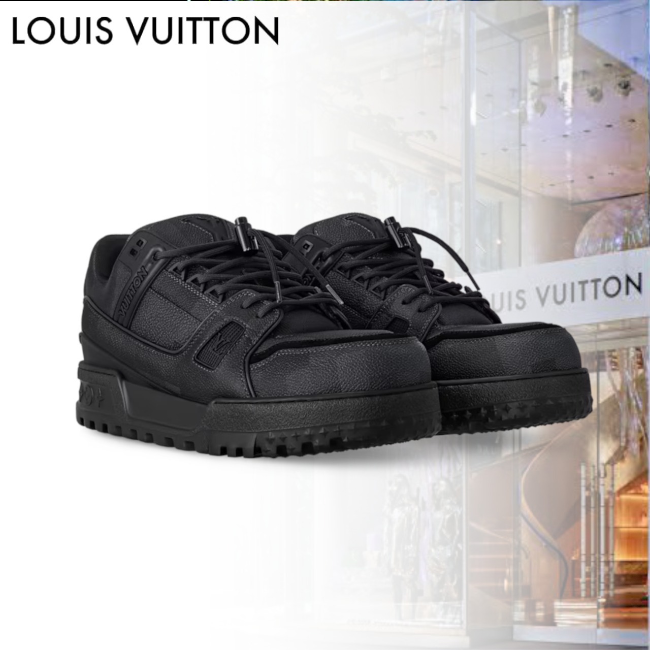 【25SS/オールブラック★】LouisVuitton スニーカー