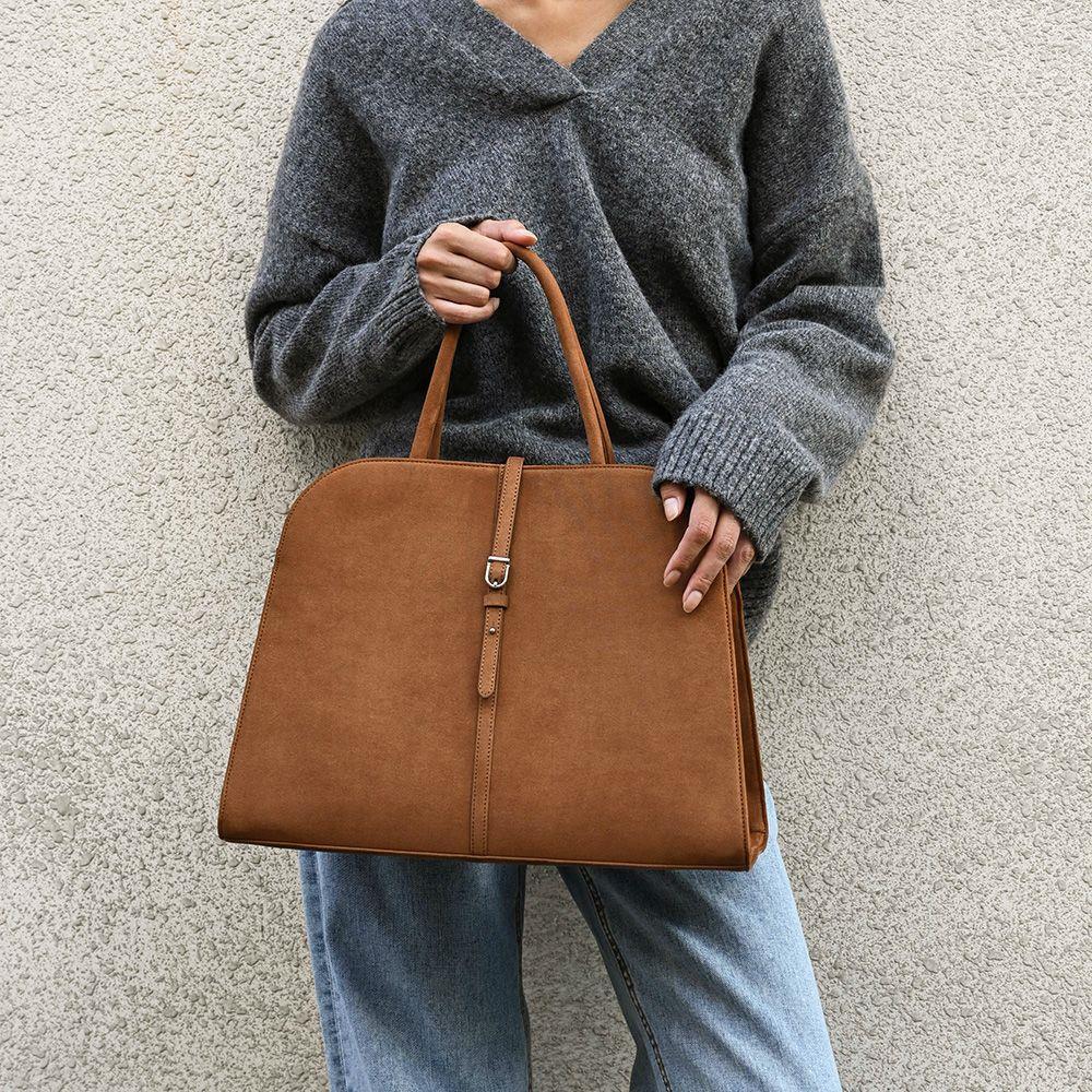 ★MONOROW★ BLANC LARGE SUEDE CAMEL