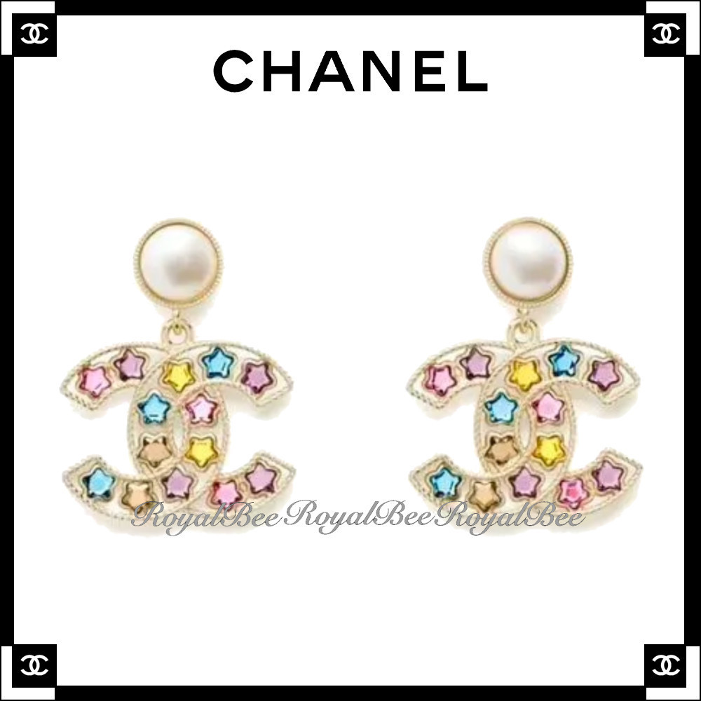 CHANEL】シャネル ヴィンテージ ロゴ ピアス CCマーク (CHANEL