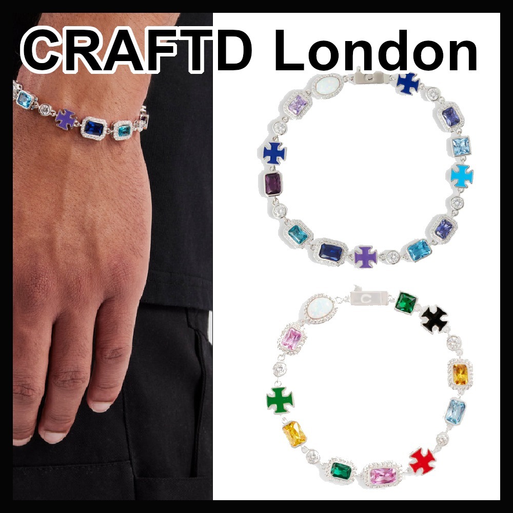【CRAFTD London】GEMSTONE マルチモチーフ ブレスレット 2色